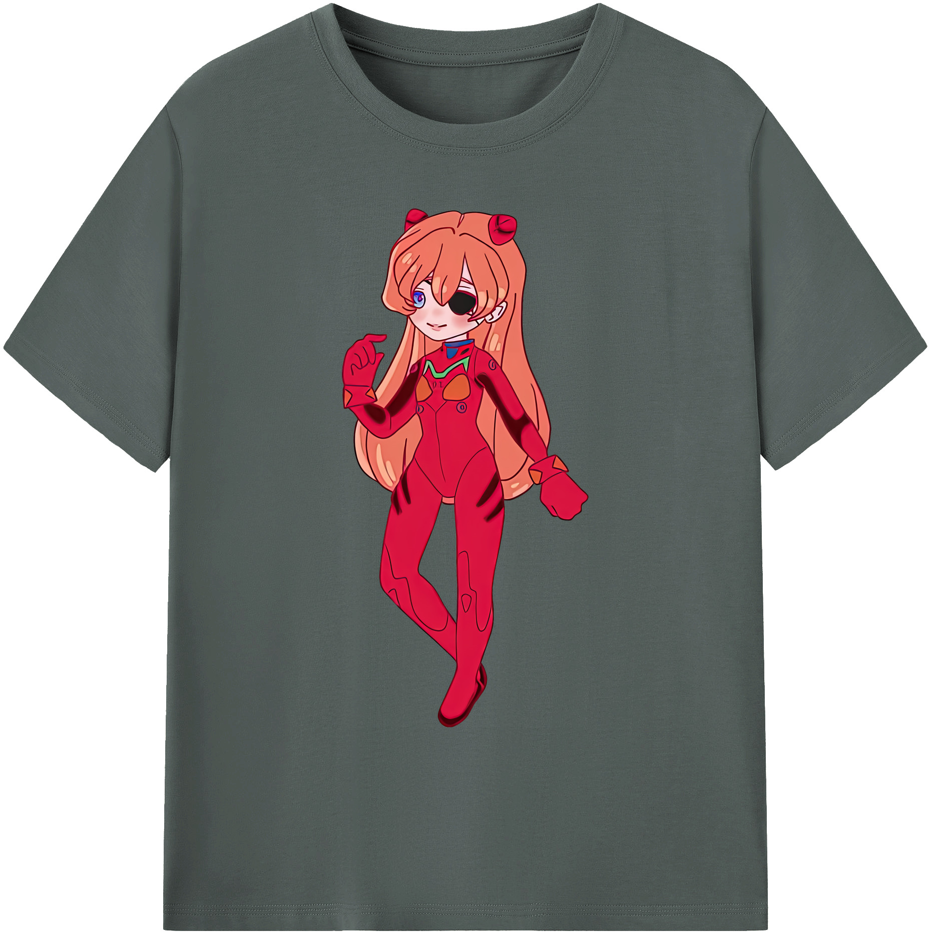（画像用） EVA 新世紀エヴァンゲリオン 綿100％ メンズ半袖Tシャツ｜肌触りやわらか＆通気性